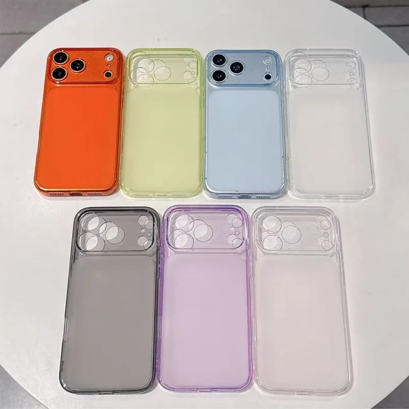 Custodia Ultra Sottile Trasparente in Silicone per iPhone 17 16 15 14 13 12 11 PRO MAX PLUS 17air 16e, Cover Opaca Ultra Sottile