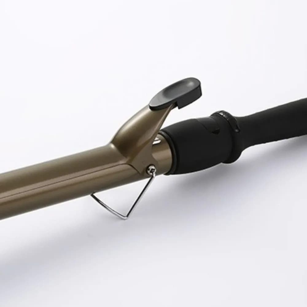 Electric curling iron with 28 mm barrel, plastic casing, 360-degree rotation, curling rod, superior insulation, anti-coating