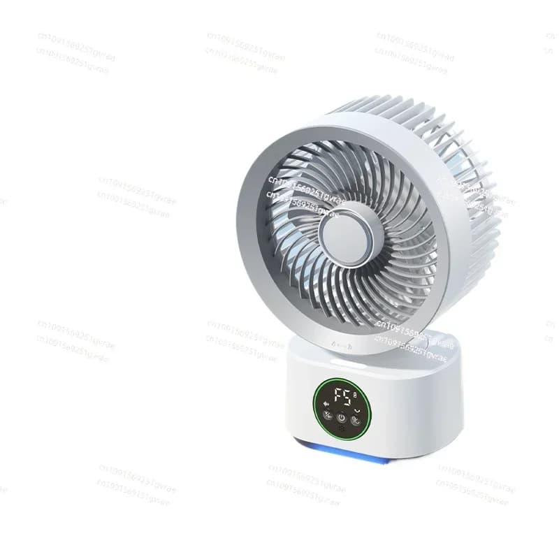 2025 Nuova ventola di circolazione ad attivazione vocale Ventilatore da tavolo USB Dormitorio per studenti Cucina Appeso a parete Telecomando Timin