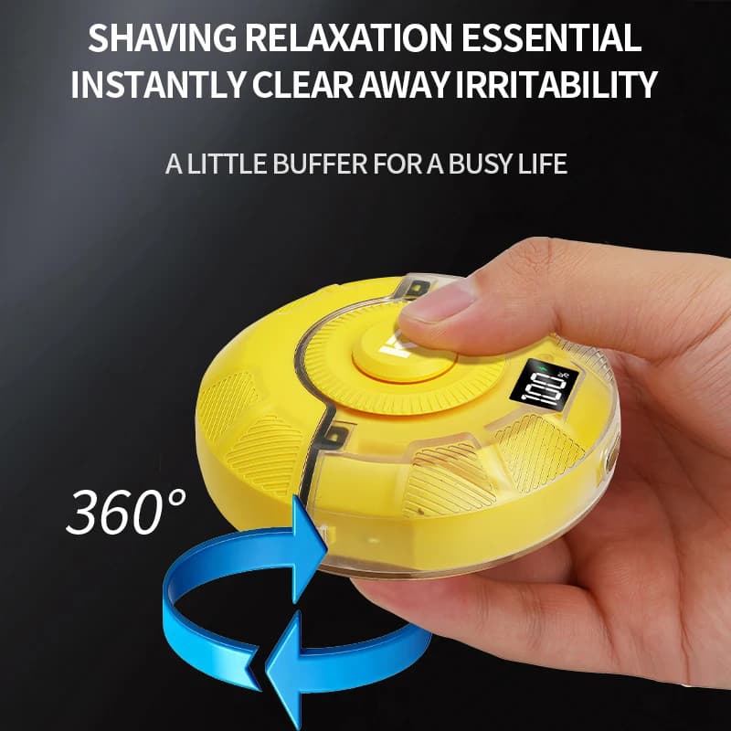 Rasoio Elettrico Mini Kemei T71 per Uomo, Impermeabile IPX7, Utilizzo a Secco e Bagnato, Rasoio da Viaggio Portatile, Ricaricabile USB, Regalo per Uomo