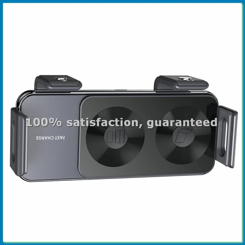 15W Wireless Car Charger Mount Holder for Galaxy Z Fold5 S23 Ultra Auto Clamp Fast Charger for 15 Pro-A10G