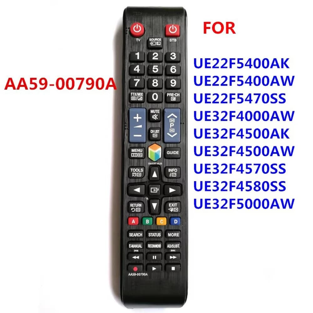 Telecomando di ricambio nuovo compatibile con Samsung AA59-00790A, AA5900790A, AA5900579A, AA59-00793A per Smart TV 3D LCD LED HDTV