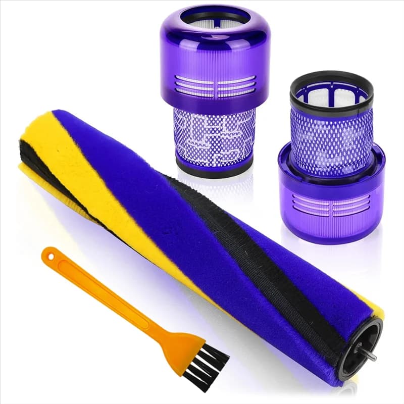 A78E-For Dyson V15 Detect/V15 Detect Plus Replacement Parts Brush Roller& Filter- 970013-02& 971634-01 Vacuum Cleaner Accessorie