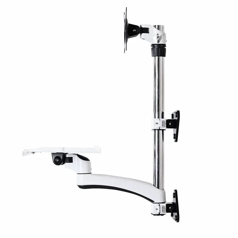 Gibbon wall mounting bracket with keyboard bracket for office monitor on foot integrated industrial computer WS08A