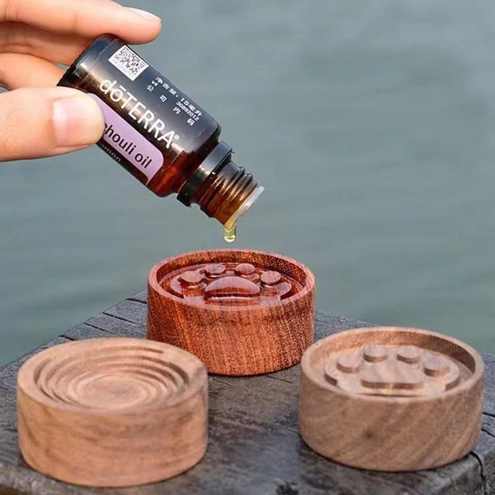 Diffusore per aromaterapia con olio essenziale in legno diffusore in legno fragranza ecologica scatola portatile in legno diffuso aromaterapia