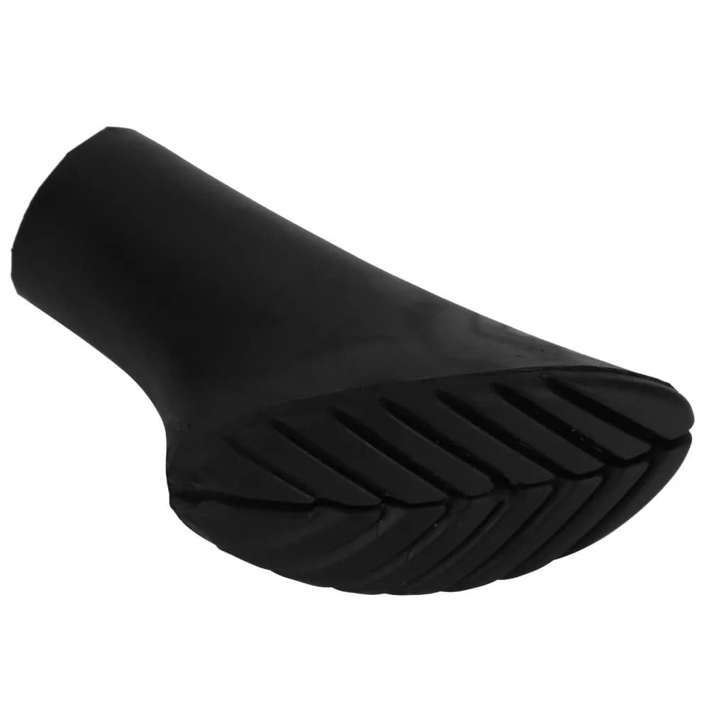 20 Pezzi di Protezioni Durevoli per Punte di Bastoni da Trekking, Diametro Foro 11mm, in PVC Nero