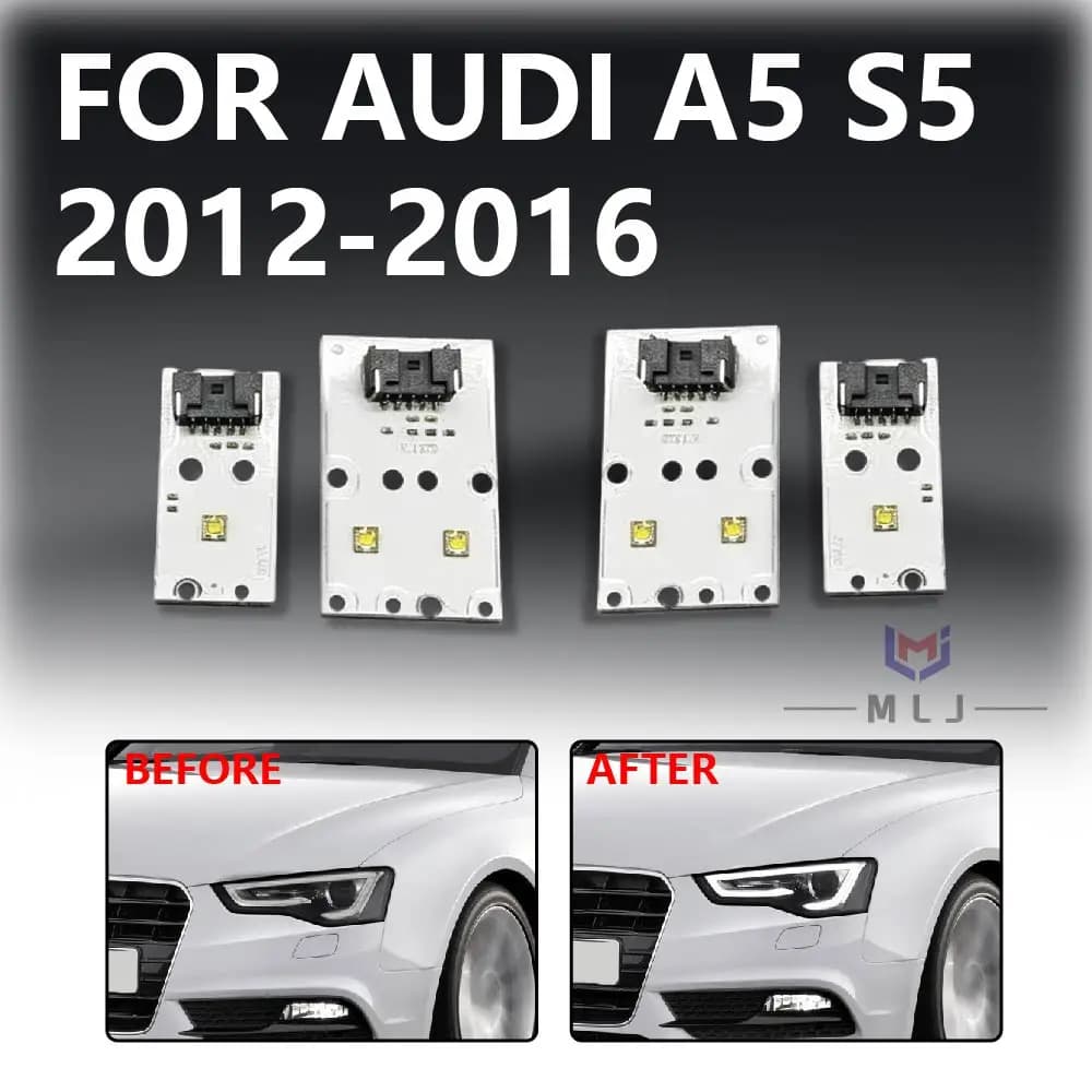 For 2012-2016 Audi A5 S5 Car Headlight Ballast Chip LED White Light DRL Chip Angel Eye Board Light Source Board Microchip Chip