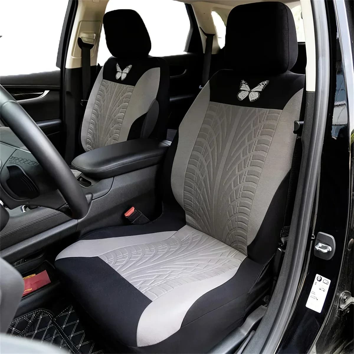 Coprisedili universali per auto con ricamo a farfalla, cuscino per auto, protezione per sedile auto, accessori auto NUOVI