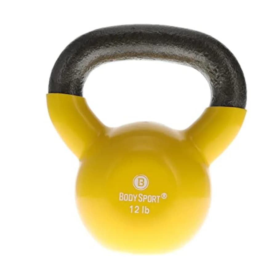 Kettlebell in Cast Iron and Steel, Durable Equipment for Lifting Weights in Gym and Home