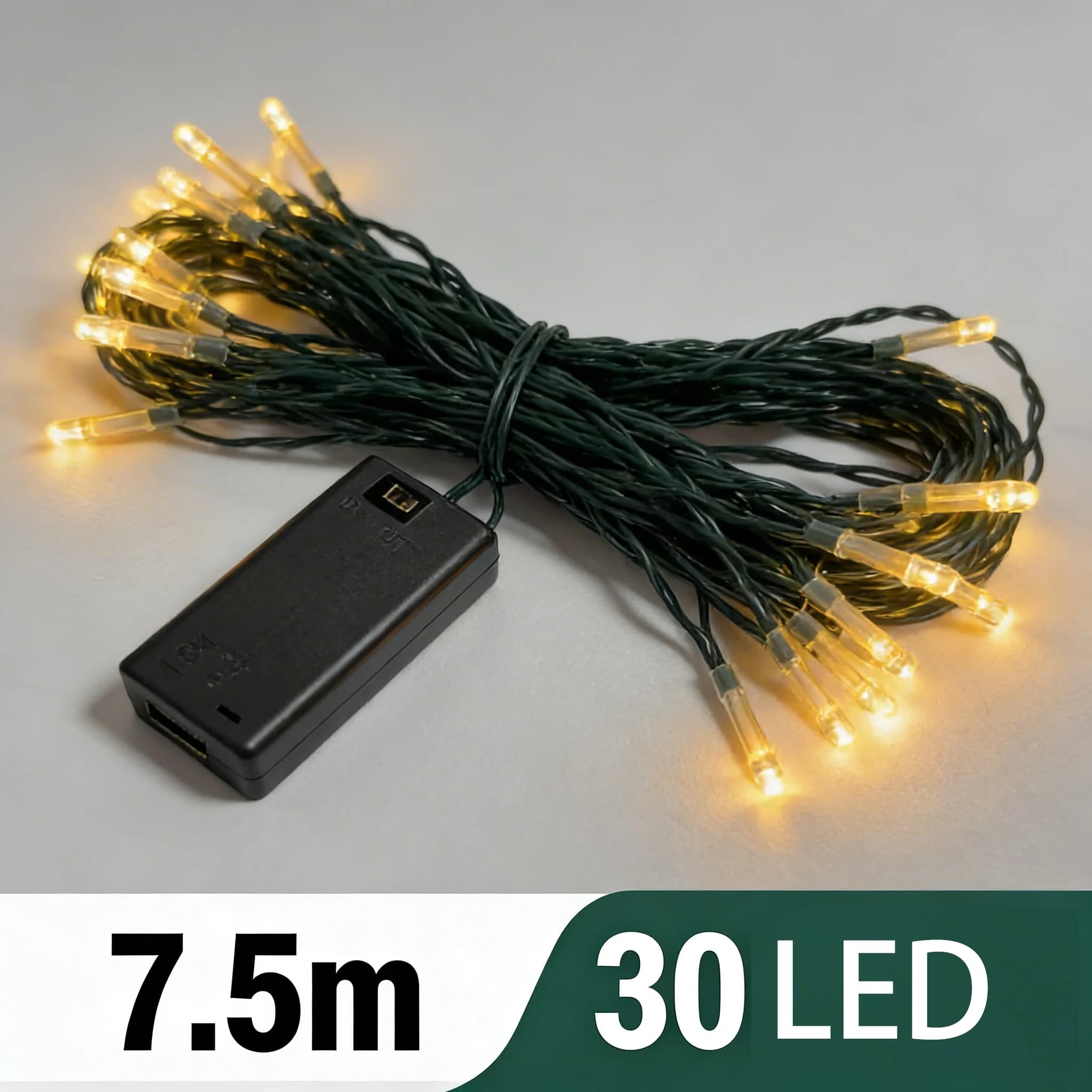 Luci LED 30/100 LED, Luci Fatate a Batteria, Ghirlanda Luminosa per Feste, Matrimoni, Camera da Letto, Soggiorno, Decorazione Giardino