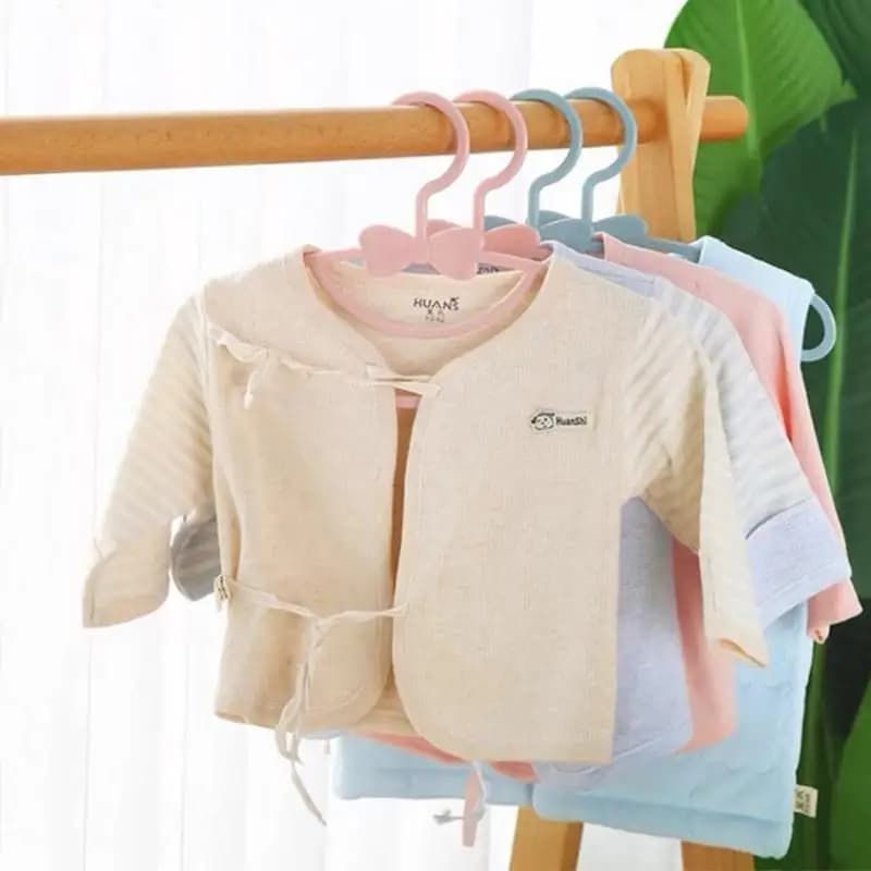 12PCS Baby Kids Clothes Hanger Set Durable Anti Slip Garment Hanging Rack Infant Clothing Display Organizer