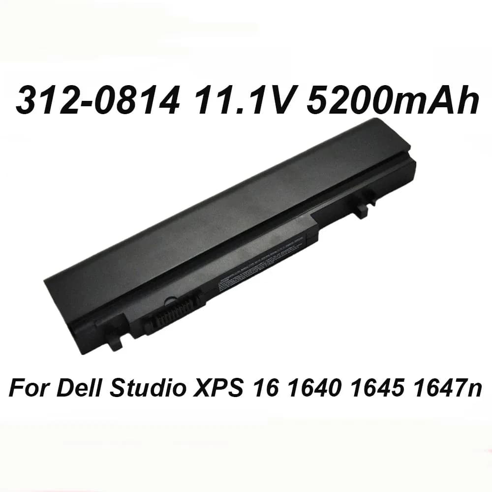 312-0814 0X413C 11.1V 5200mAh Batteria del computer portatile per DELL Studio 16 1640n 1645n 1647n Studio XPS 1640 1645 1647 Series