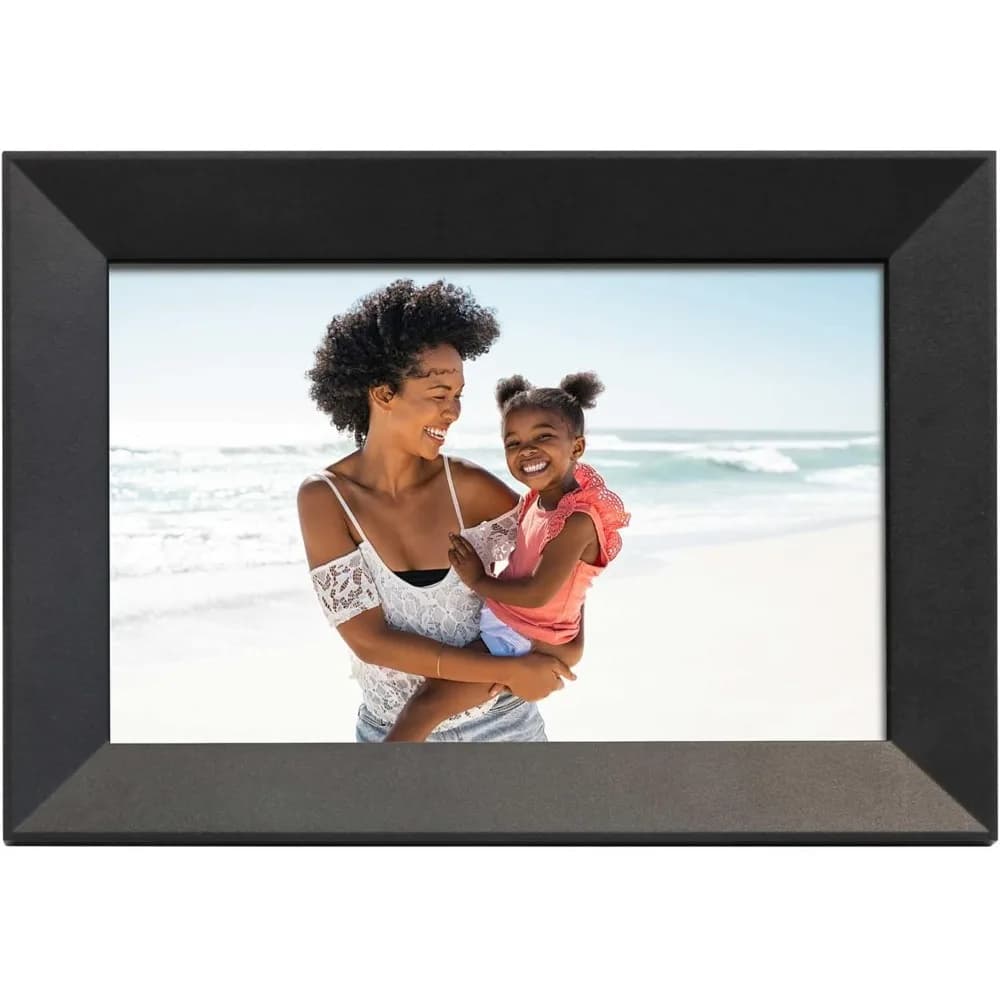 Cornice digitale per foto con touchscreen WiFi da 8 pollici, rotazione automatica, memoria integrata da 8 GB