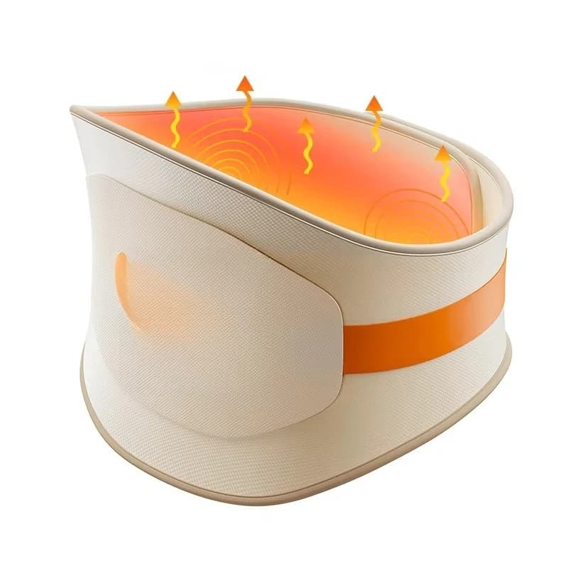 Cintura massaggiante elettrica a infrarossi lontani con logo personalizzato, vibrazione e compressione calda per supporto lombare e addominale