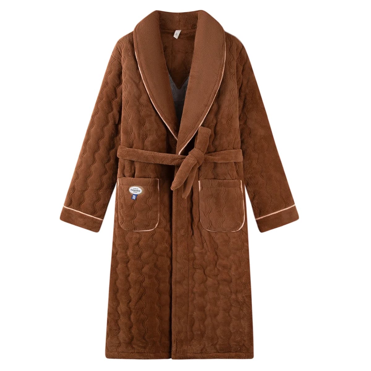 Men's Bathrobe at 3 Layers in Cotton, Male Vigil, Pigiama Hombre