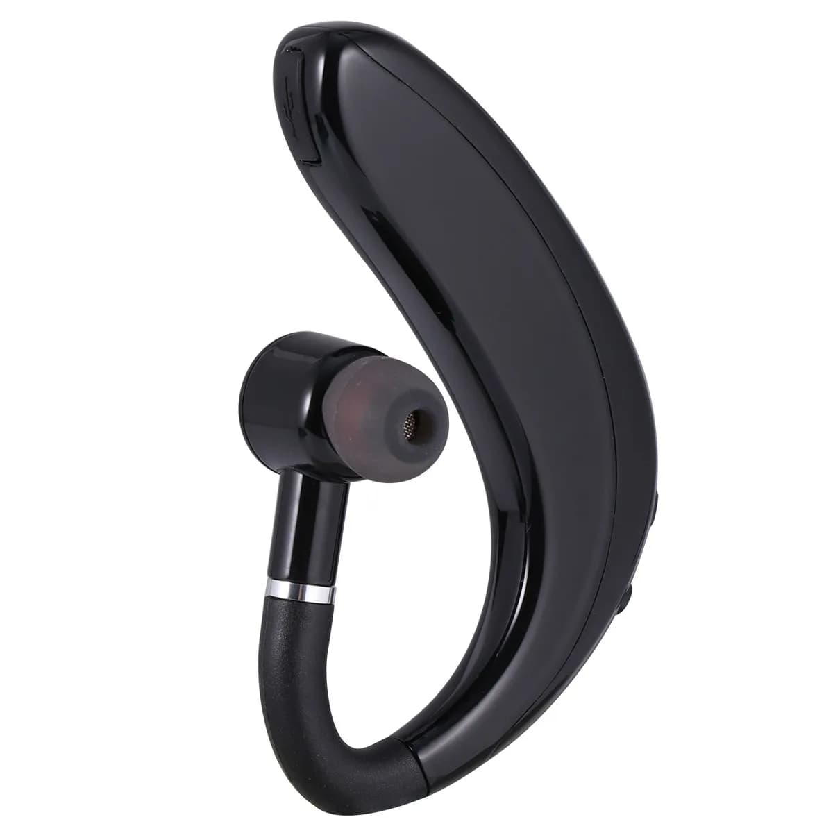 1Pcs Earphone Black Lightweight Wireless Earbud Long-Lasting Battery Driving Workout One-Side Wireless Earpiece