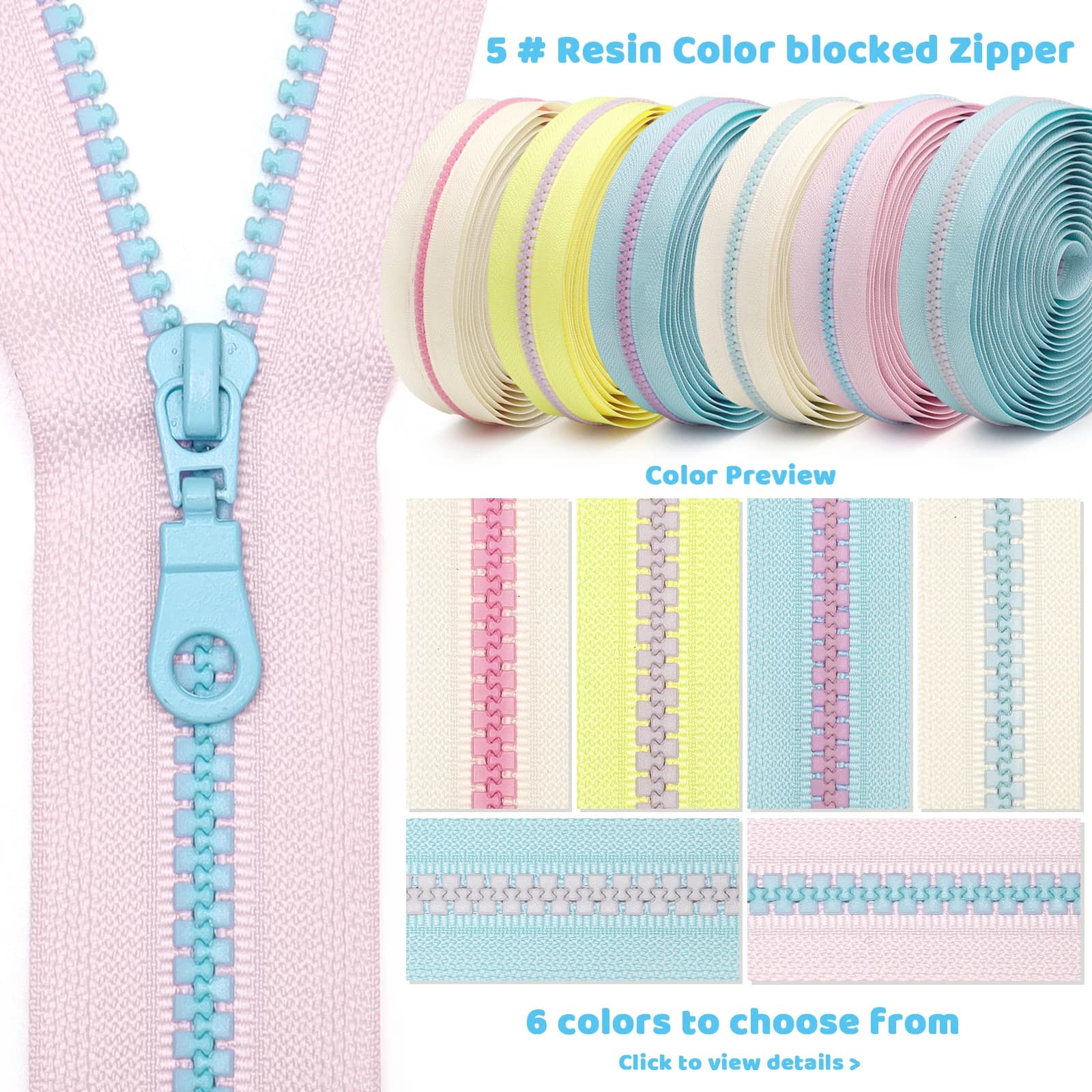 1 set: cerniere di 5 dimensioni con cerniere, cerniere in resina color block, stili multipli disponibili