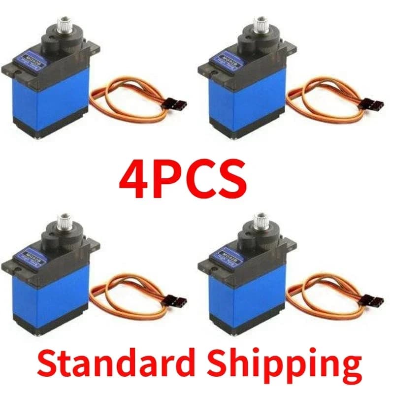 4PCS MG92B 13.8g 3.5KG Pair Metal Gear Digital Servo for RC Model Drone airplane helicopter car boat Robot parts DIY