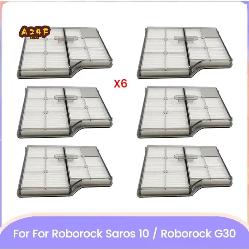 A24F-Filter Replacement For Roborock Saros 10/G30 Robot Vacuum Cleaner Parts Washable Filter High Efficiency Filters