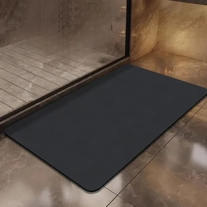 Tappetino ad asciugatura rapida, morbido tappetino assorbente in diatomite per il bagno