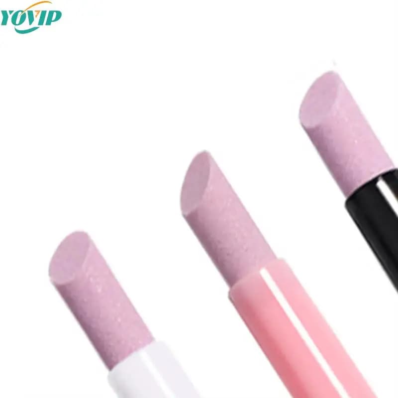 1PC portable quartz abrasive pen scissors for cuticles for nails removal dead skin nail polish Manicure Stick nail files accessories tool