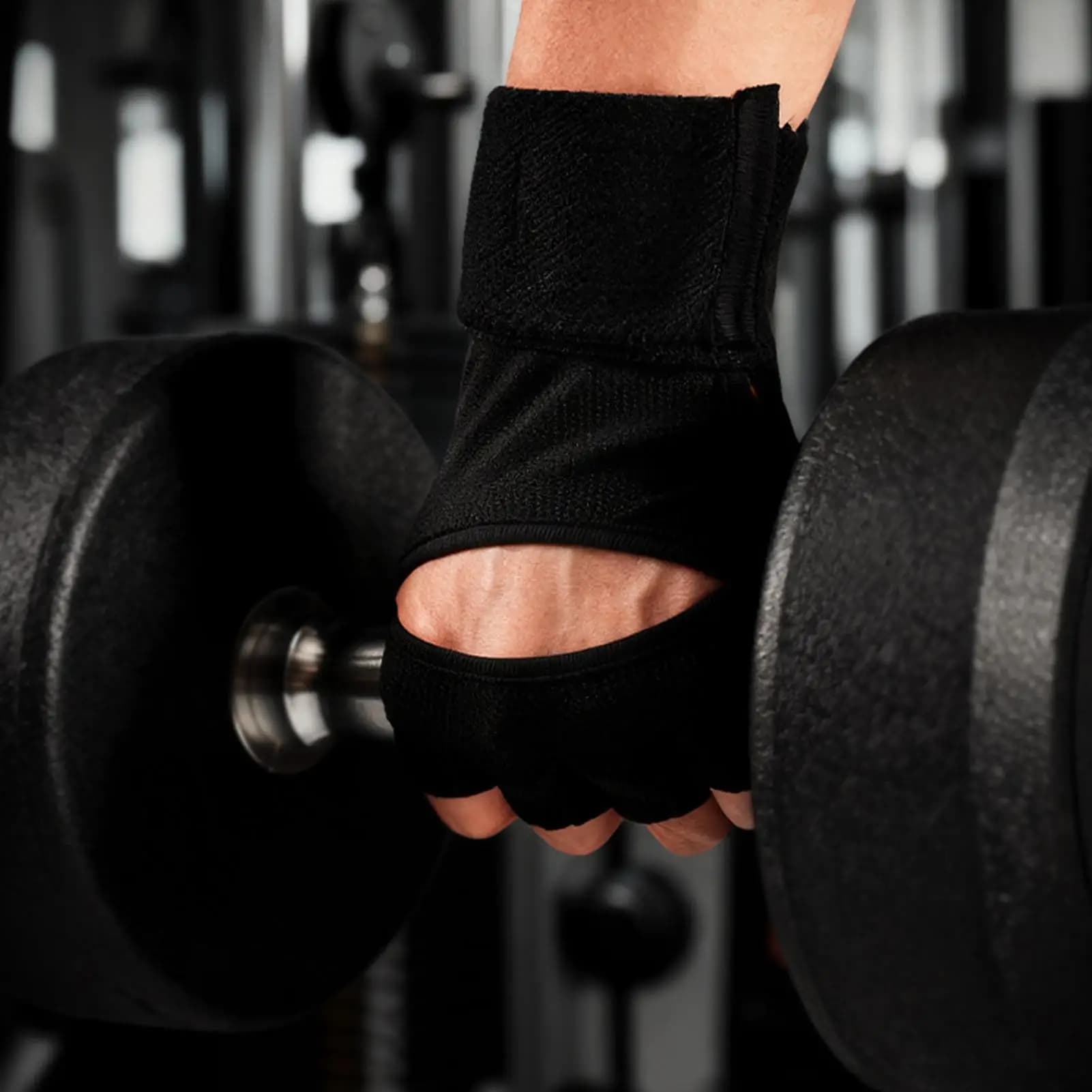 Men's Gym Gloves Weight lifting equipment with half fingers with wrist bands Support Women's weight lifting gloves for gym workout