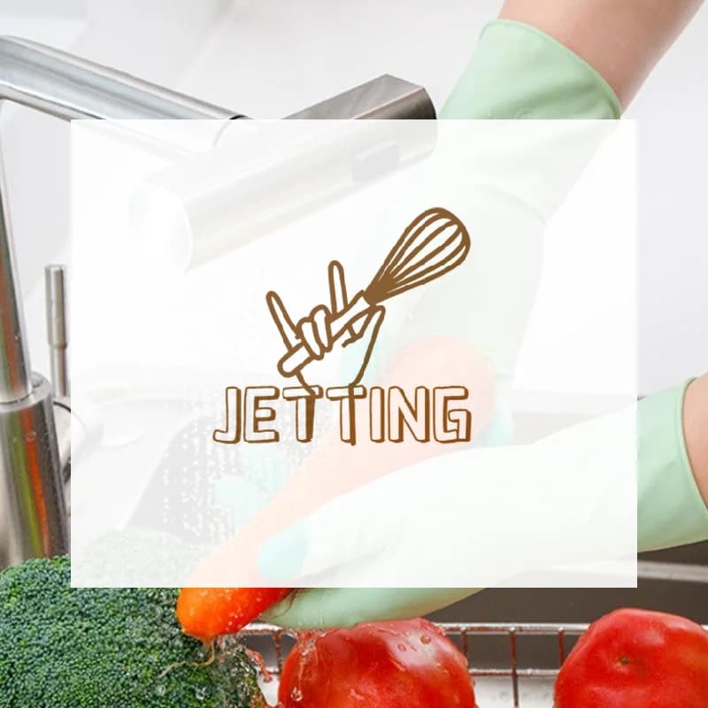 NUOVI guanti colorati per la pulizia della casa, guanti per lavare i piatti in cucina, guanti domestici antiscivolo, adatti a mani piccole e grandi