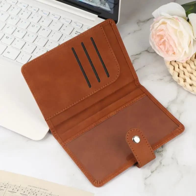 New New Airplane Embossed PU Leather Passport Cover Snap Button Multi Card Slot Travel Passport Holder Business Trip Vacation