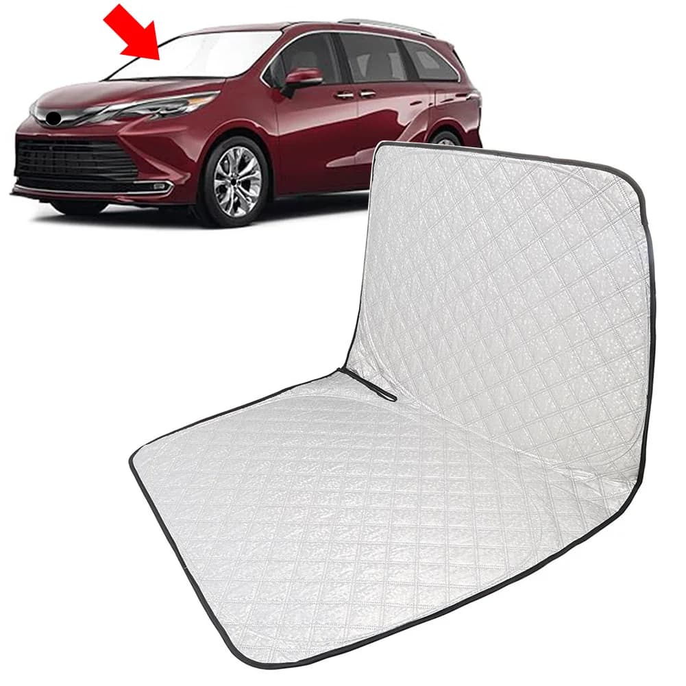 Car Foldable Windshield Sun Shade Visor Protector For Toyota Sienna Mini Van 21+