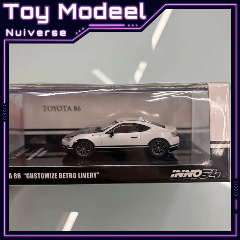 INNO Toyota GT86 Personalizza Retro Livery AE86 Panda Pittura 1:64 Hi Detail Simulati Pressofuso In Lega Raccogliere Modello di Auto Regalo Perfetto