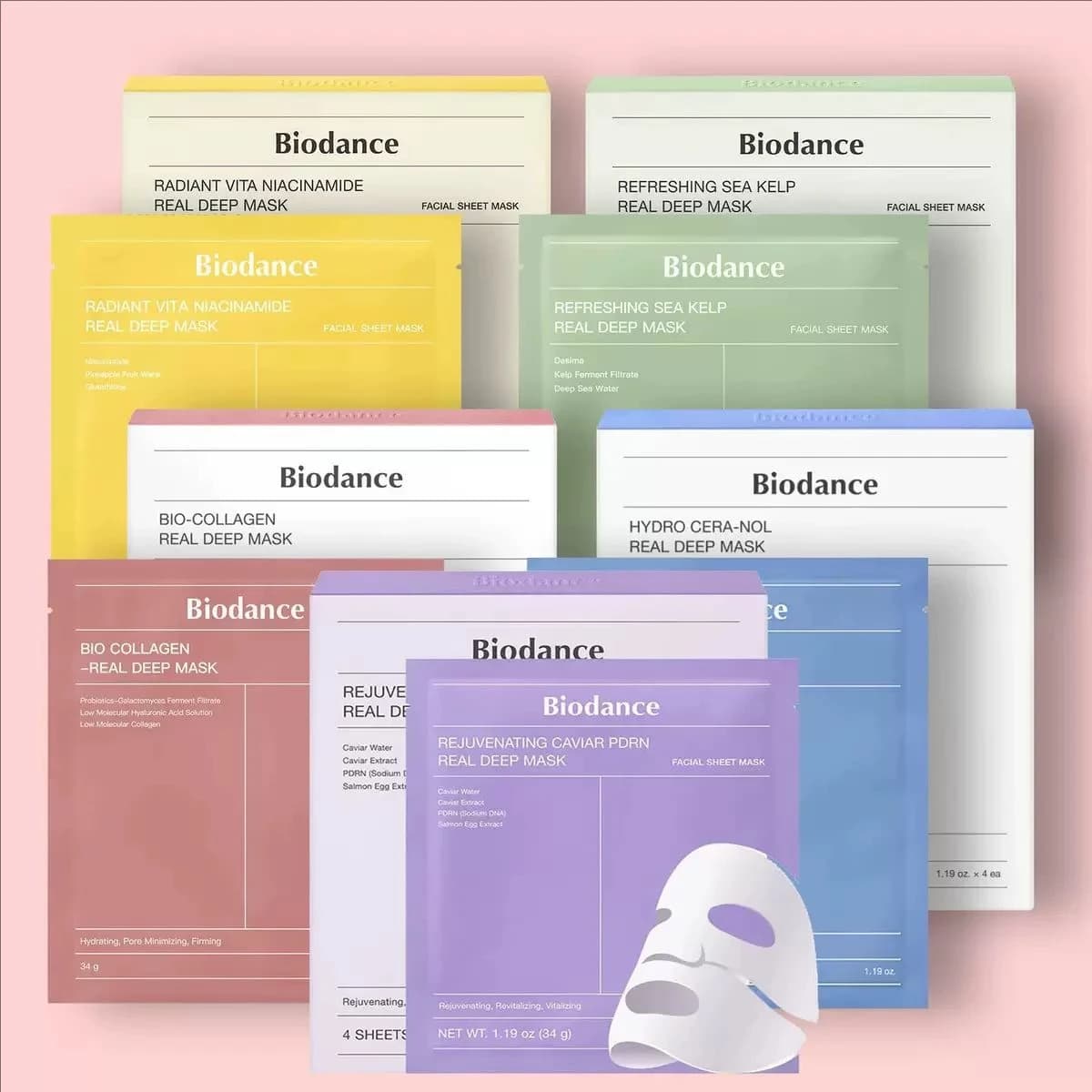 Maschera Gel Idratante al Bio-Collagene con Retinolo, Rassodante, Migliora l'Elasticità della Pelle, Riduce i Pori, Ripara la Barriera Cutanea, Illumina il Viso
