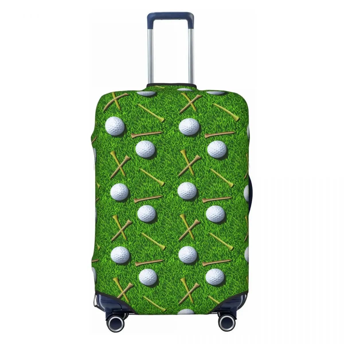 Copertura per bagagli con motivo a palline da golf, copertura protettiva elastica per valigie da viaggio, adatta per 18-32 pollici