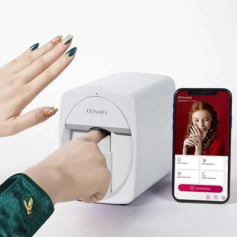 Nuova Stampante 3D Intelligente per Nail Art, Macchina Digitale UV per Stampa Unghie Fai-da-te, Attrezzatura per Nail Art