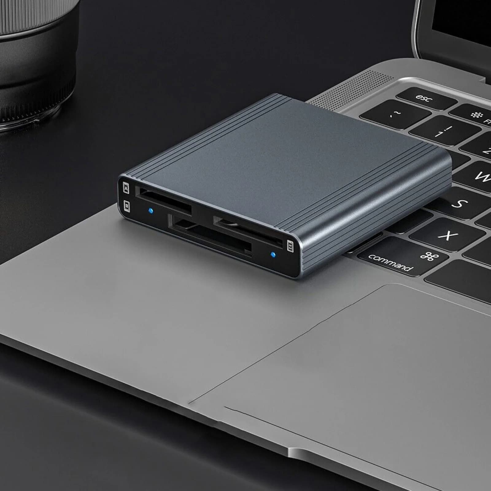 Lettore di schede professionale 3 in 1 per CFexpress tipo B tipo A scheda di memoria SD Fast USB 3.1 Gen 2 trasferimento dati 10Gbps per Windows 7