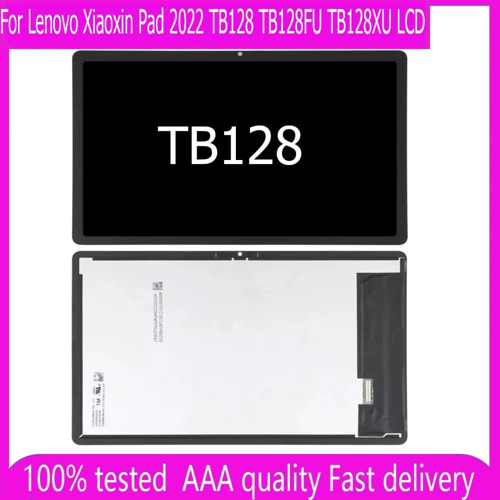 10.6''LCD For Lenovo Xiaoxin Pad 2022 TB128 TB128FU TB128XU LCD Display Touch Screen Digitizer Panel Assembly TB125FU Display