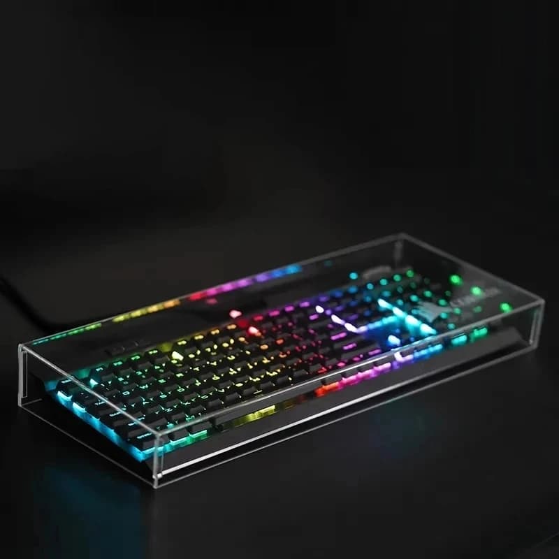 Anti-dust cover for keyboard New acrylic capacitor for mechanical keyboard 104 keys Mouse protection Transparent cover