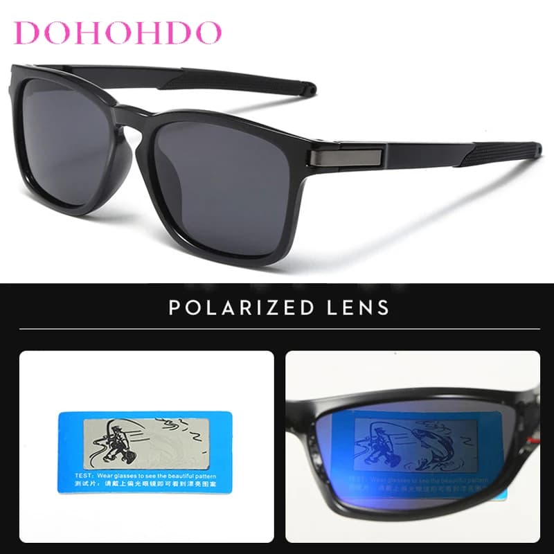 Occhiali da Ciclismo Polarizzati 2026, Occhiali da Sole Sportivi Classici Quadrati per Uomo e Donna, Protezione UV400, Occhiali da Guida e Pesca Anti-Riflesso