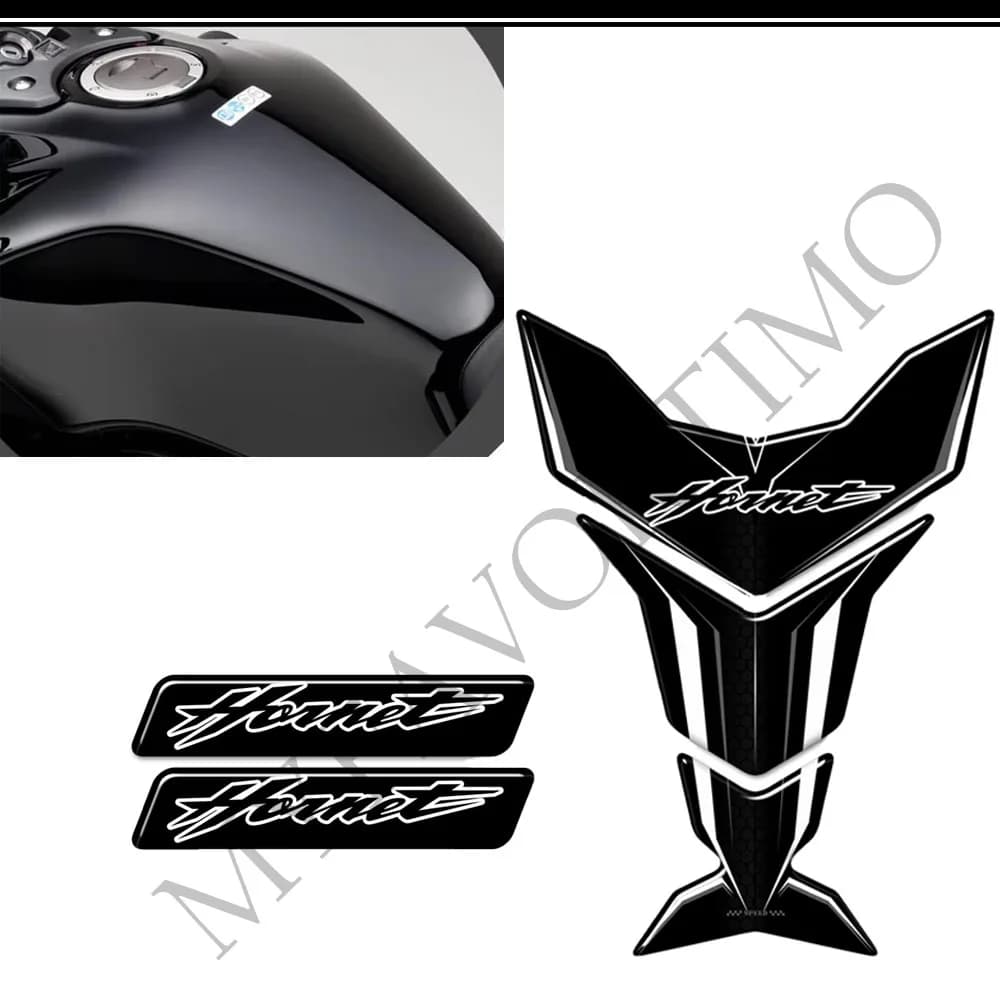 For Honda Hornet CB600F CB250F CB250F CB1000R 160R 250 600 900 Moto Relief of Tank Gas Oil Combustible Ginocchio "Hornet" Protection stickers