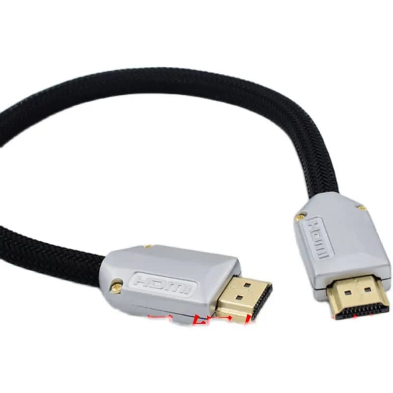Cavo HDMI IIS placcato argento di qualità audiofila HIFI, adatto per cavo di segnale I2S Costa De Xiangsheng, cavo audio