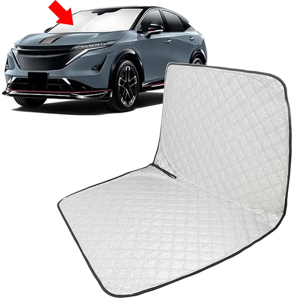 Car Foldable Windshield Sun Shade Visor Protector For Nissan Ariya EV SUV 23-25