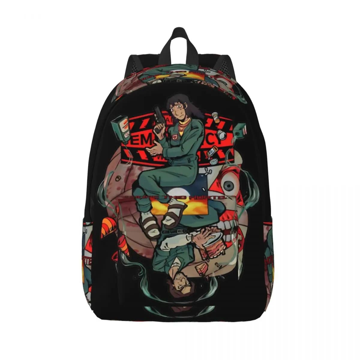Mouthwashing Tulpar Horror Game Backpack for Boy Girl Kids Student School Bookbag Daypack Preschool Primary Bag with Pocket