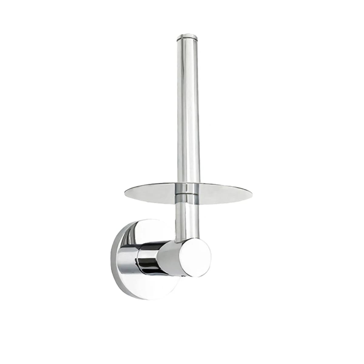 Portarotolo Verticale in Acciaio Inossidabile, Installazione a Foratura, Portarotolo per Bagno, Accessori per il Bagno
