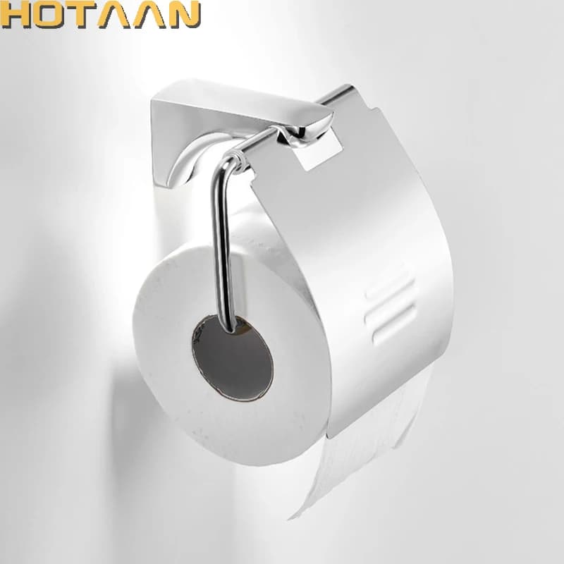 Bathroom Chrome Paper Holder With Crystal Wall Paper Roll Rack Hangs Paper Towel Holder Archaize Waterproof Toilet Paper Holder