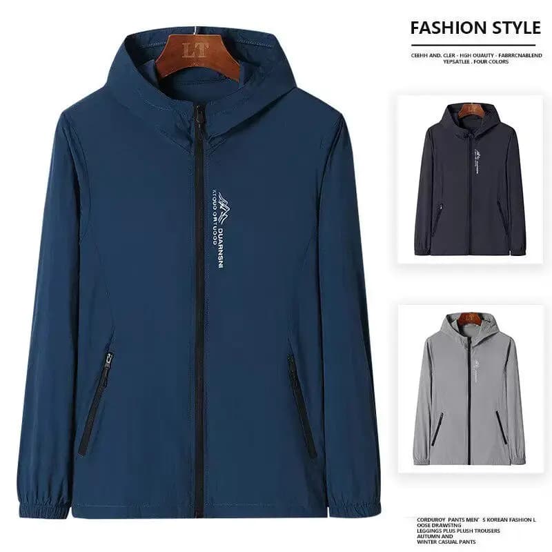 Ice Silk Quick Dry Breathable Hooded Sun Protection Clothing Lightweight Summer Fishing Outdoors Unisex Fashionable Sunscreen...