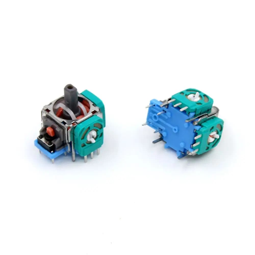 2 pezzi potenziometro gamepad riparazione controller modulo sensore pollice stick joystick sostituzione 3D analogico per controller PS5