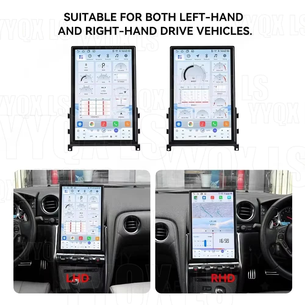 14.5 Inch For Nissan GTR R35 2008-2015 Android Touch Screen GPS Navigation Car Radio Multimedia Player Auto Stereo Head Unit