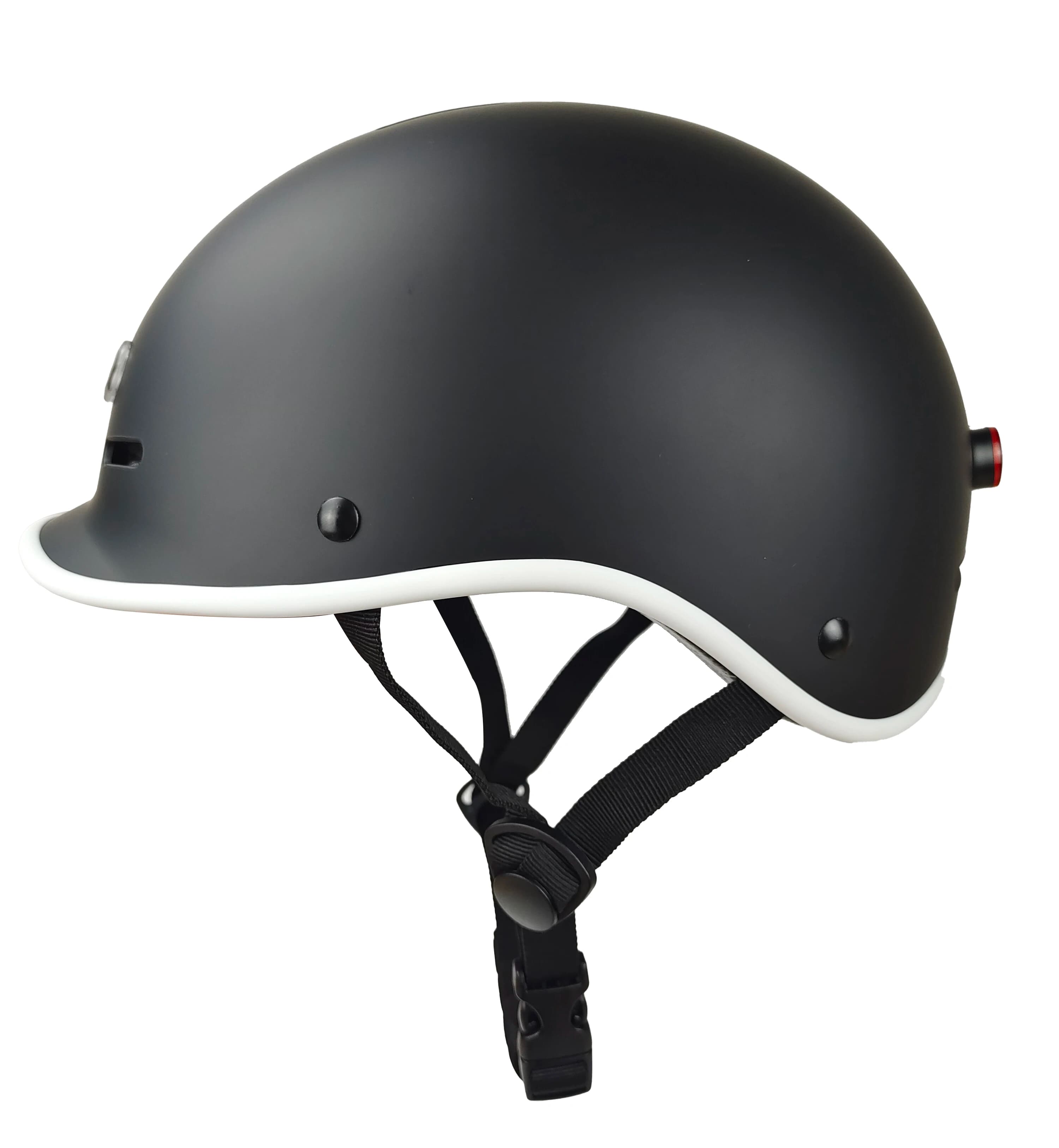 Unisex Durable Bicycle Helmet With LED Light For Biking And E-Scooter Front And Rear Bright Rechargeable LED Lights