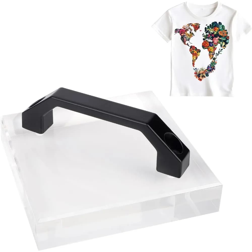 HTV Cooling Block with Handle Portable Heat Press Cooling Tool for Sublimation Paper DTF Film Fast Heat Transfer Accessories Kit