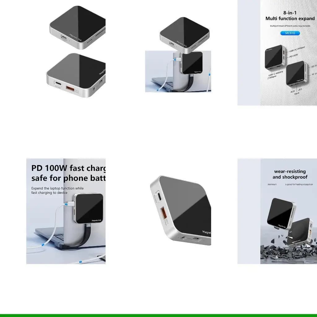 U55C Strong Type C Adattatore dock USB3.2 PD100W Deliveria potenza 4K60Hz Opzionale
