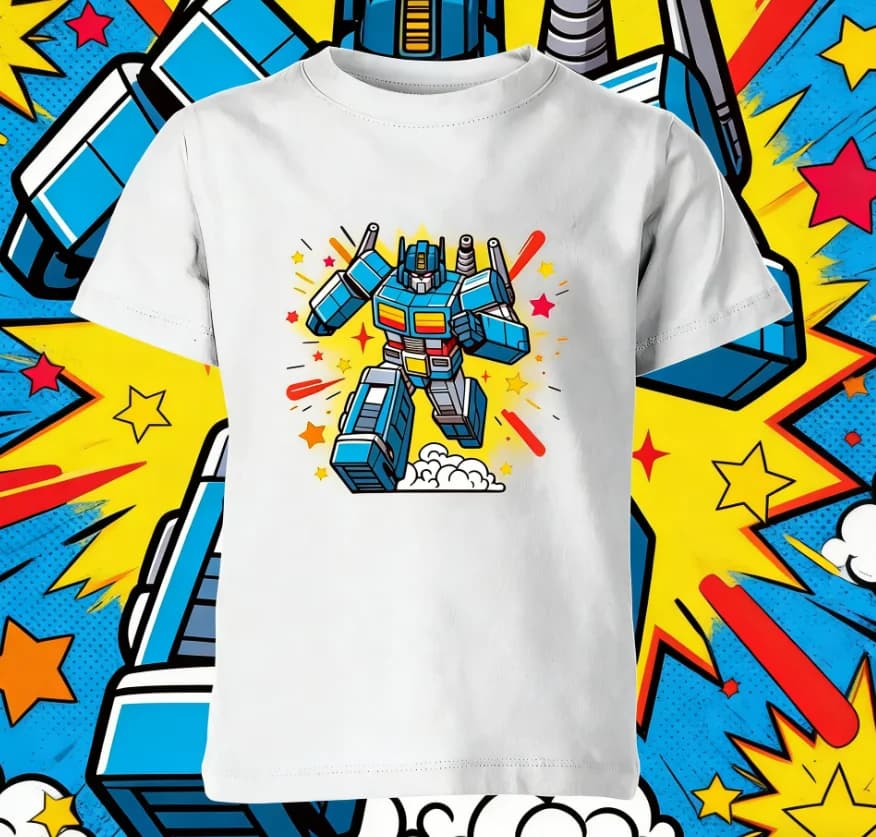2025-26 Estate Transformers Autobots Grafica 100% cotone Stampa Hasbro Marca Bambini T-shirt unisex Traspirante Casual Allentato Y2k.
